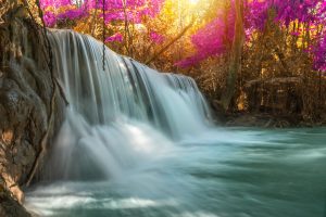 Soothing waterfall